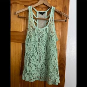 SALE!! Priced to Sell!! NWOT G21 Mint Beautiful Lace Tank Size M